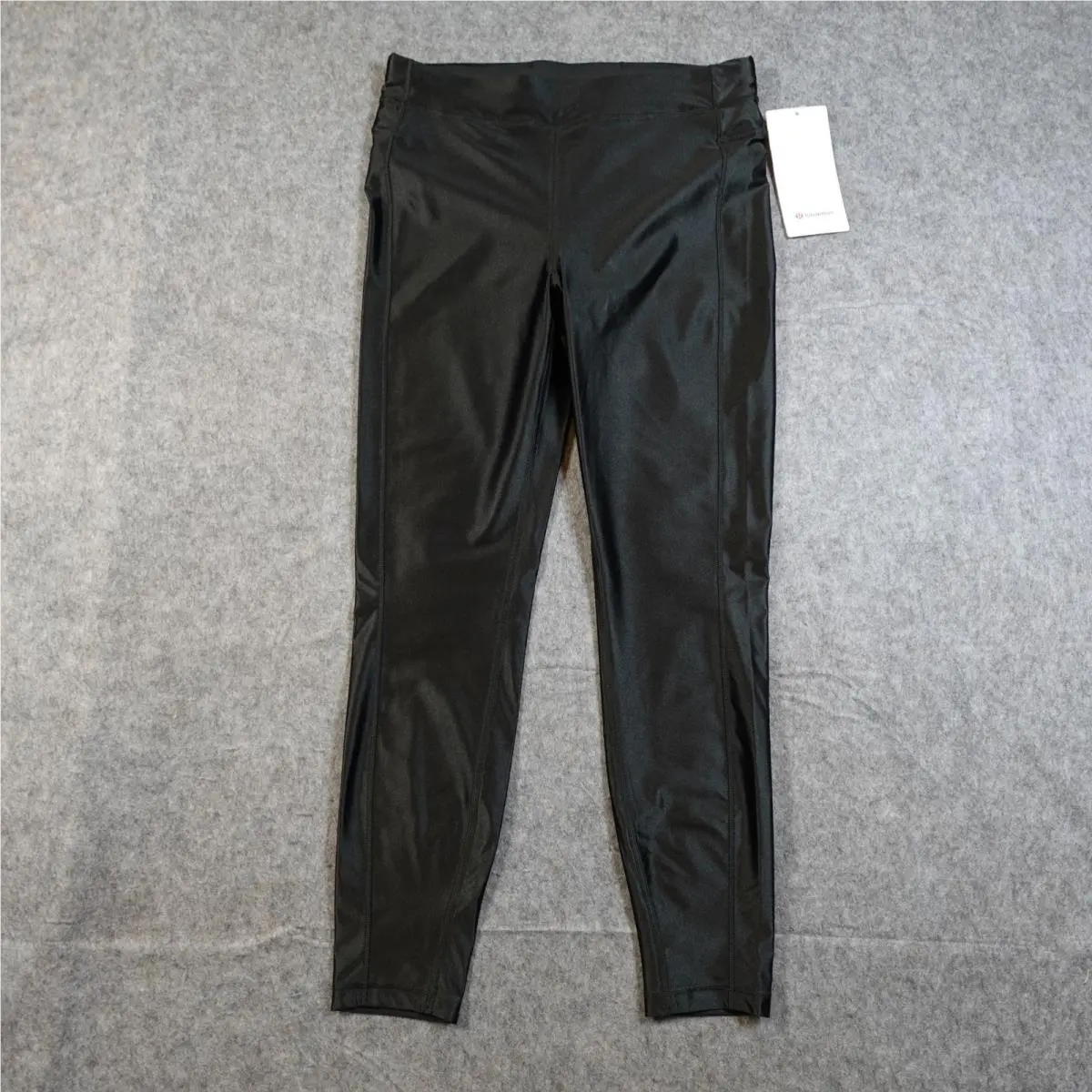 Lululemon Leggings Womens 10 Satin Shine High Rise 25 Black