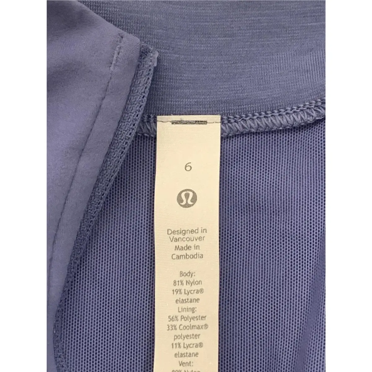 Lululemon clothing - Nulu Cropped Define Jacket - Nulu Cropped Define Jacket - Water Drop – periwinkle / blue-purple 4