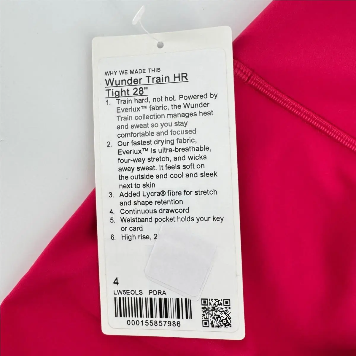 Lululemon clothing - Wunder Train High-Rise Tight 28