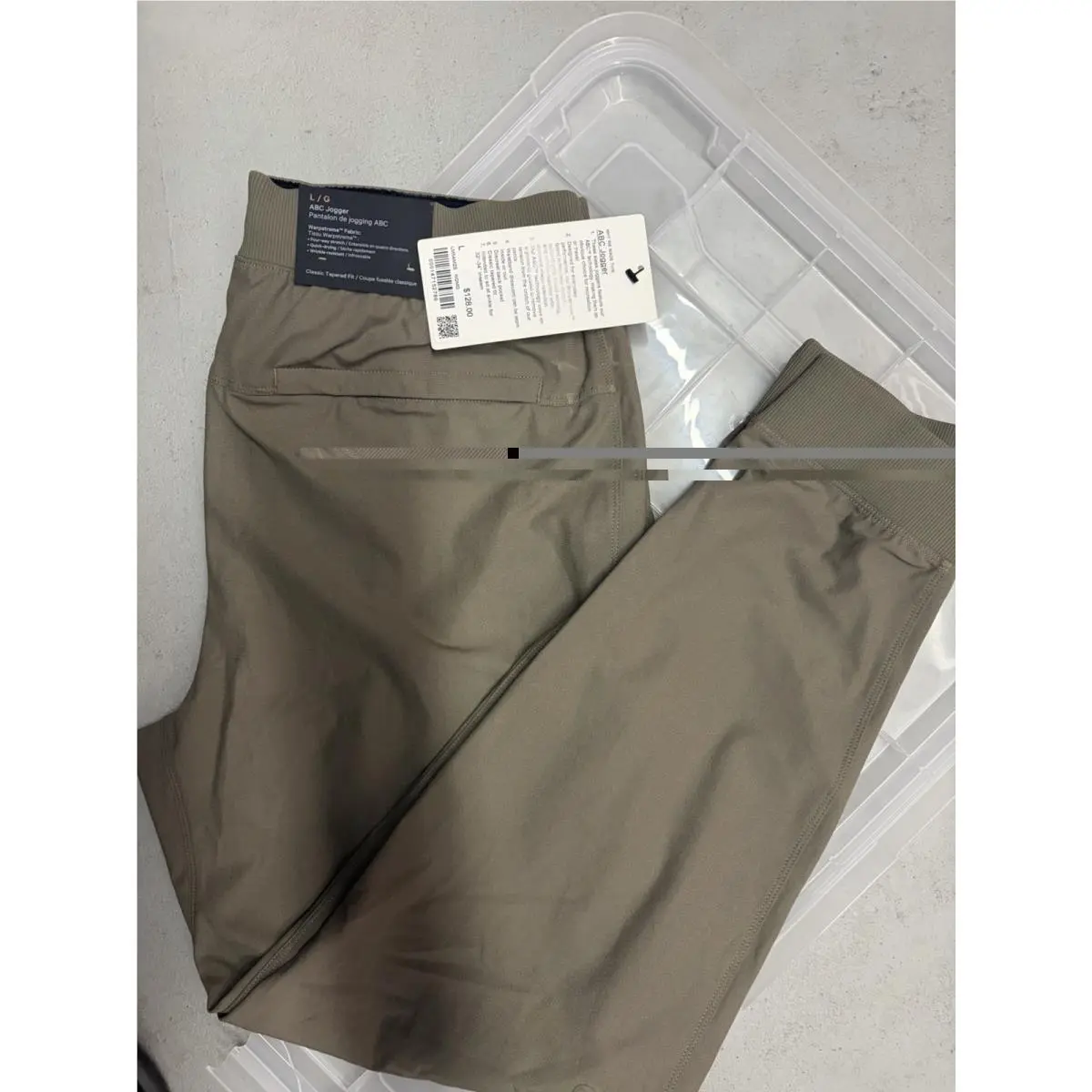 Lululemon Abc Jogger 30 Pants - Men`s Large - Nomad Brown