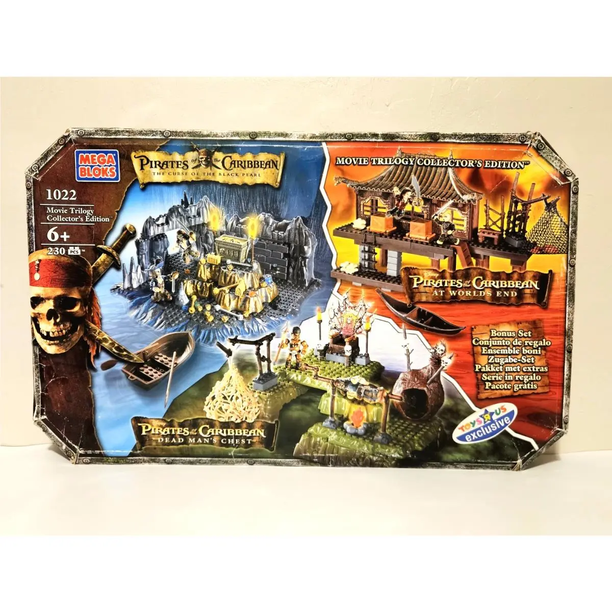 Mega Bloks 1022 Pirates of The Caribbean Movie Trilogy Collectors Toysrus 2006