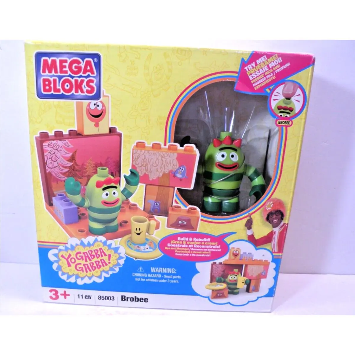 Brobee Mega Bloks Yo Gabba Gabba Playset 85003 Rare