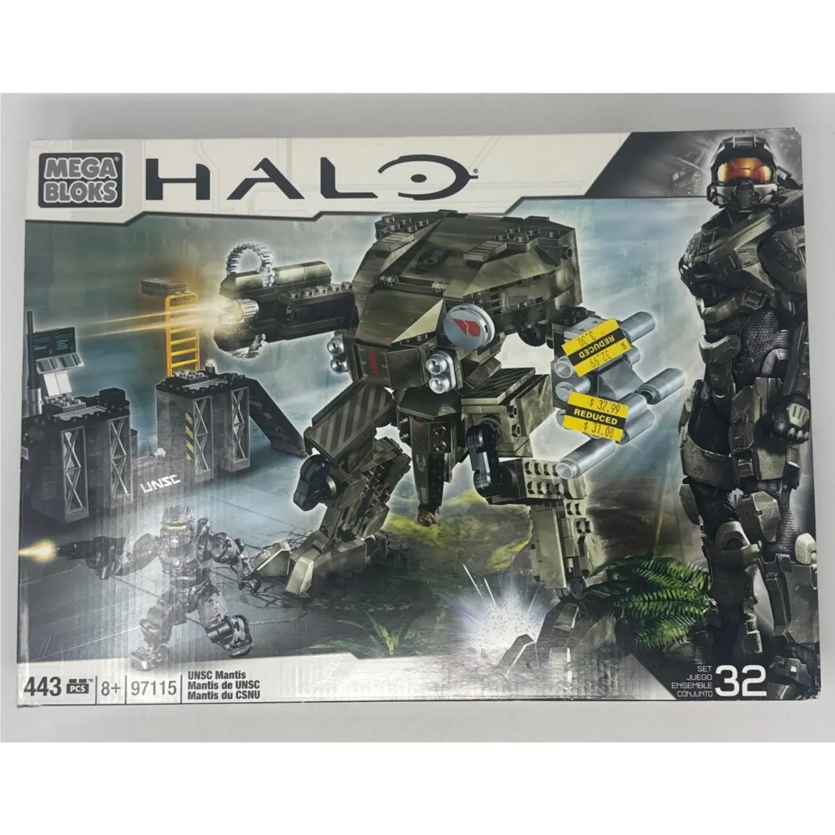 Mega Bloks 97115 Halo Unsc Mantis 2013