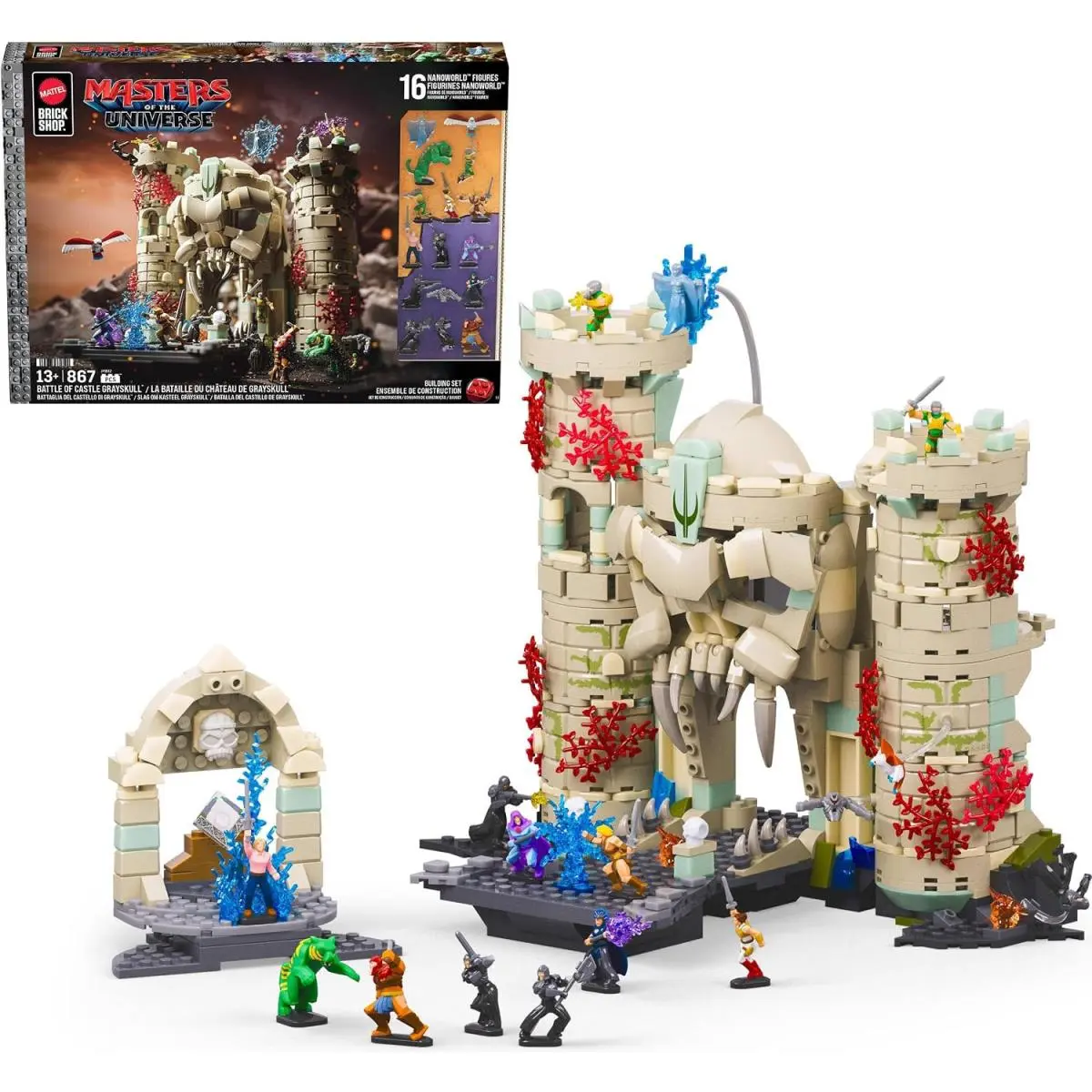 Brick Shop Masters of The Universe Battle of Castle Grayskull Building Toy Set