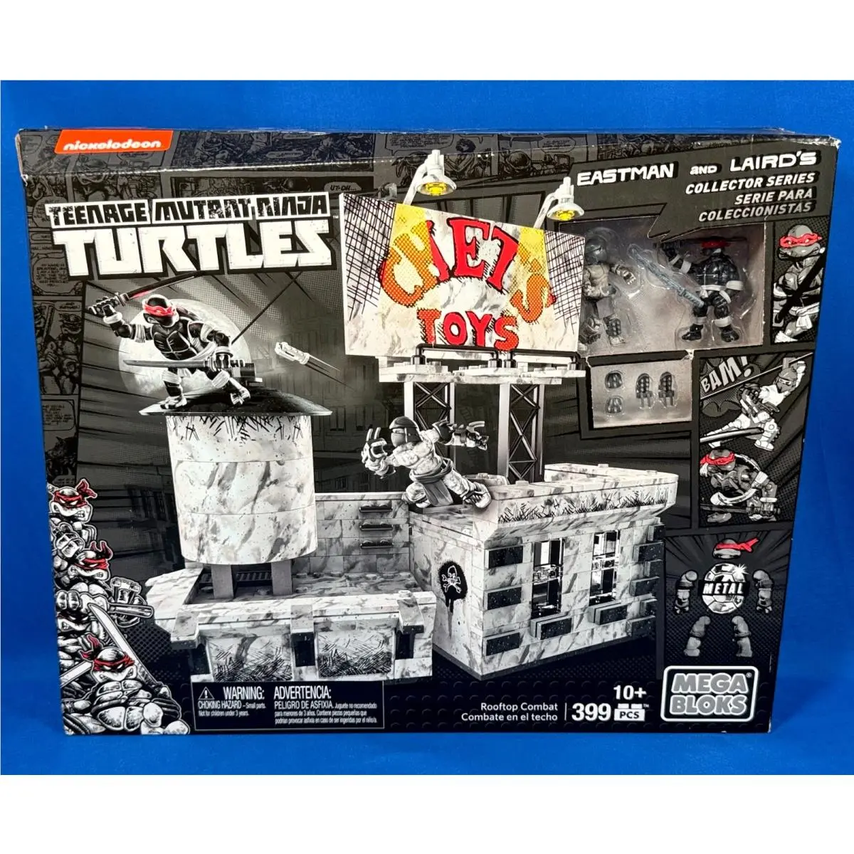 Rooftop Combat Mega Bloks DPD80 Teenage Mutant Ninja Turtles Tmnt Eastman Laird
