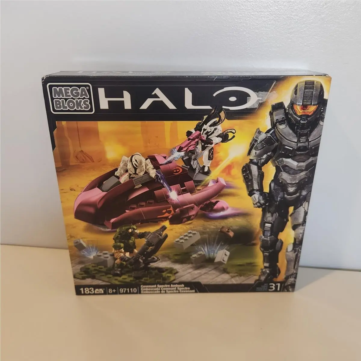 Mega Bloks Halo Covenant Spectre Ambush 97110 Playset