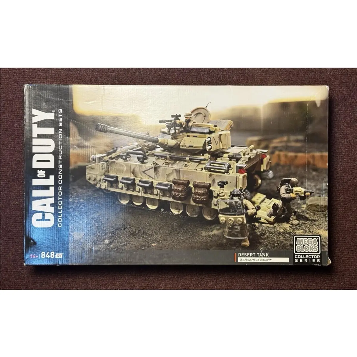 Mega Bloks Call of Duty Desert Tank Collector Construction Set