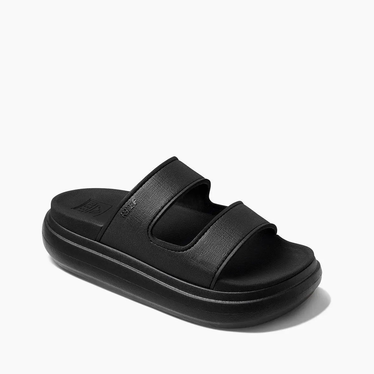 Reef Cushion Bondi 2 Bar Women`s Comfort Sandals Black/black - 10 Medium