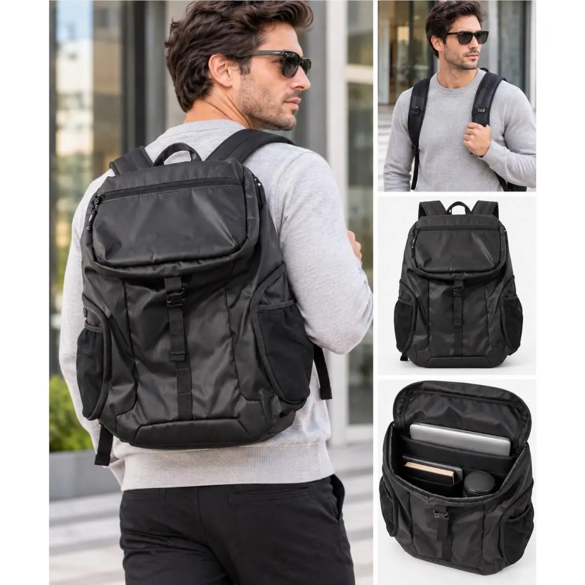 w/ Tag Oakley Road Trip RC Backpack Black Travel School Office