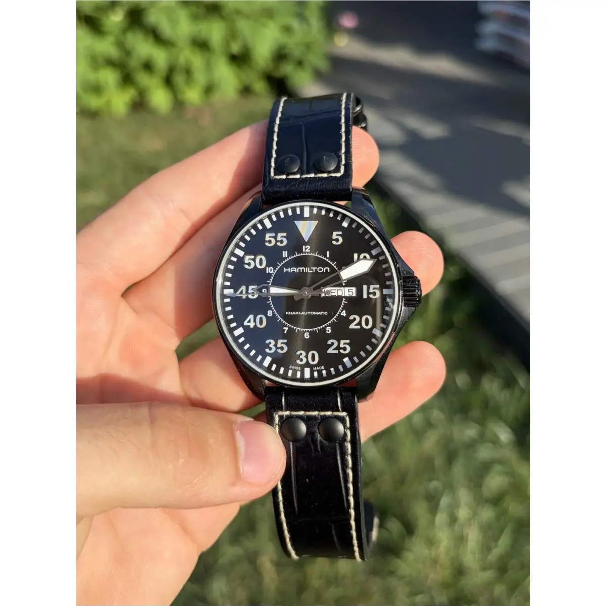 Hamilton Khaki Aviation King Pilot Auto H64785335 46mm Box Day Date
