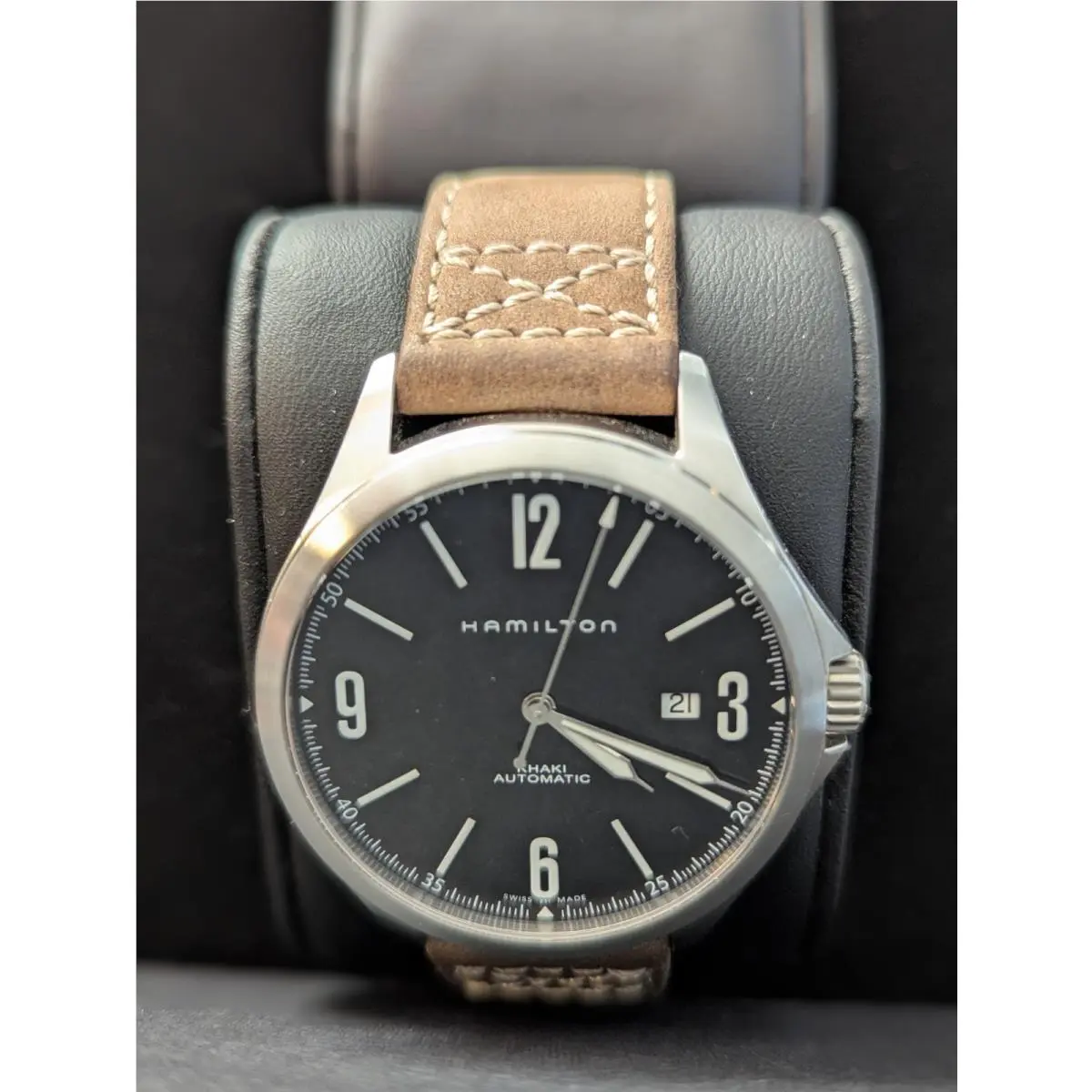 Hamilton Khaki Aviation H76665835 Automatic 42mm Eta 2824-2 Box Tag Swiss