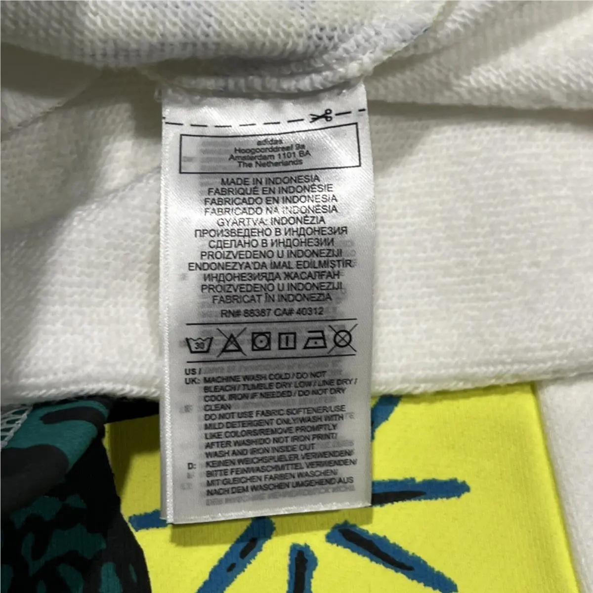 Adidas clothing - FL4148 - FL4148 - White (UPC: 0193105297014) 7
