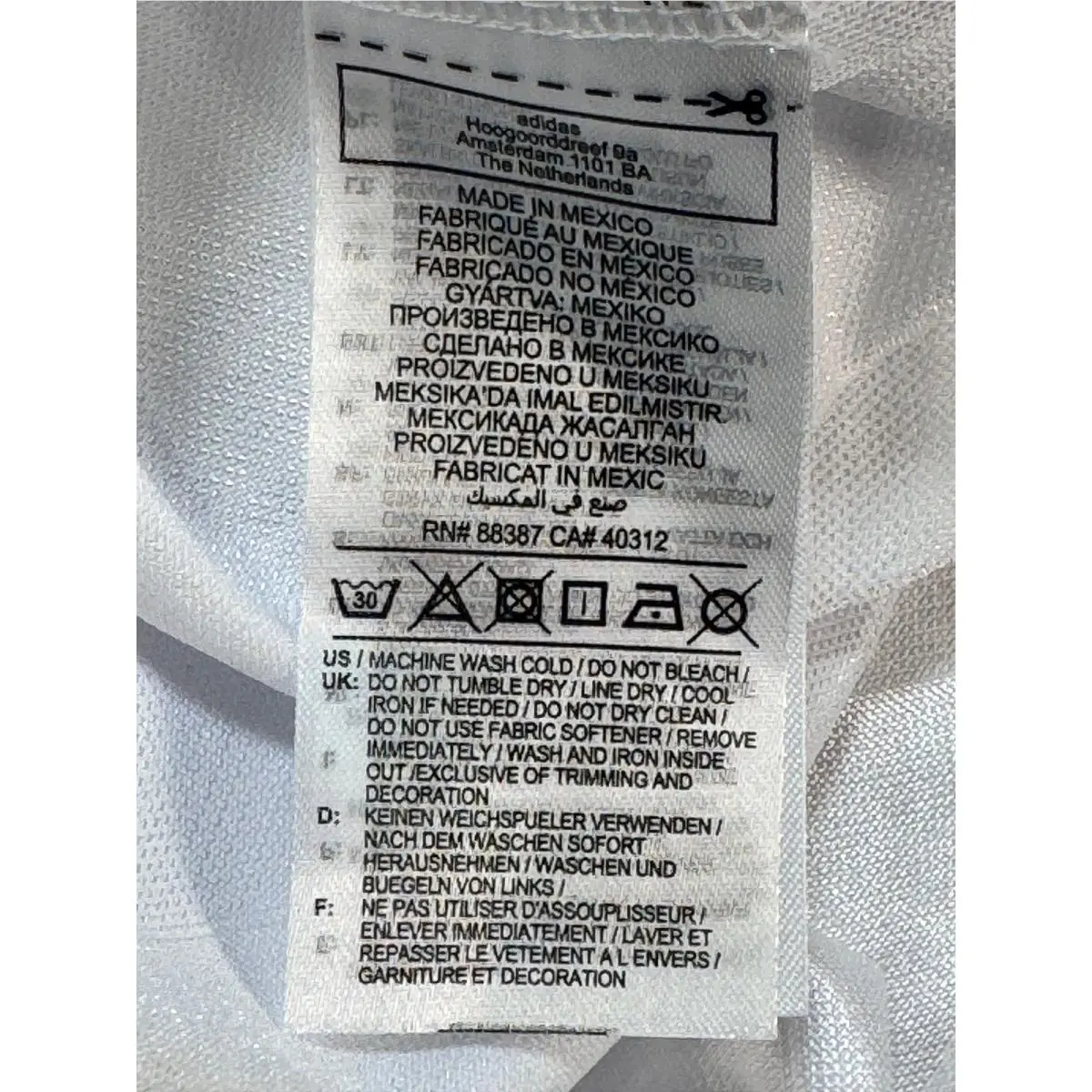 Adidas clothing - HS5184 - HS5184 - White 12