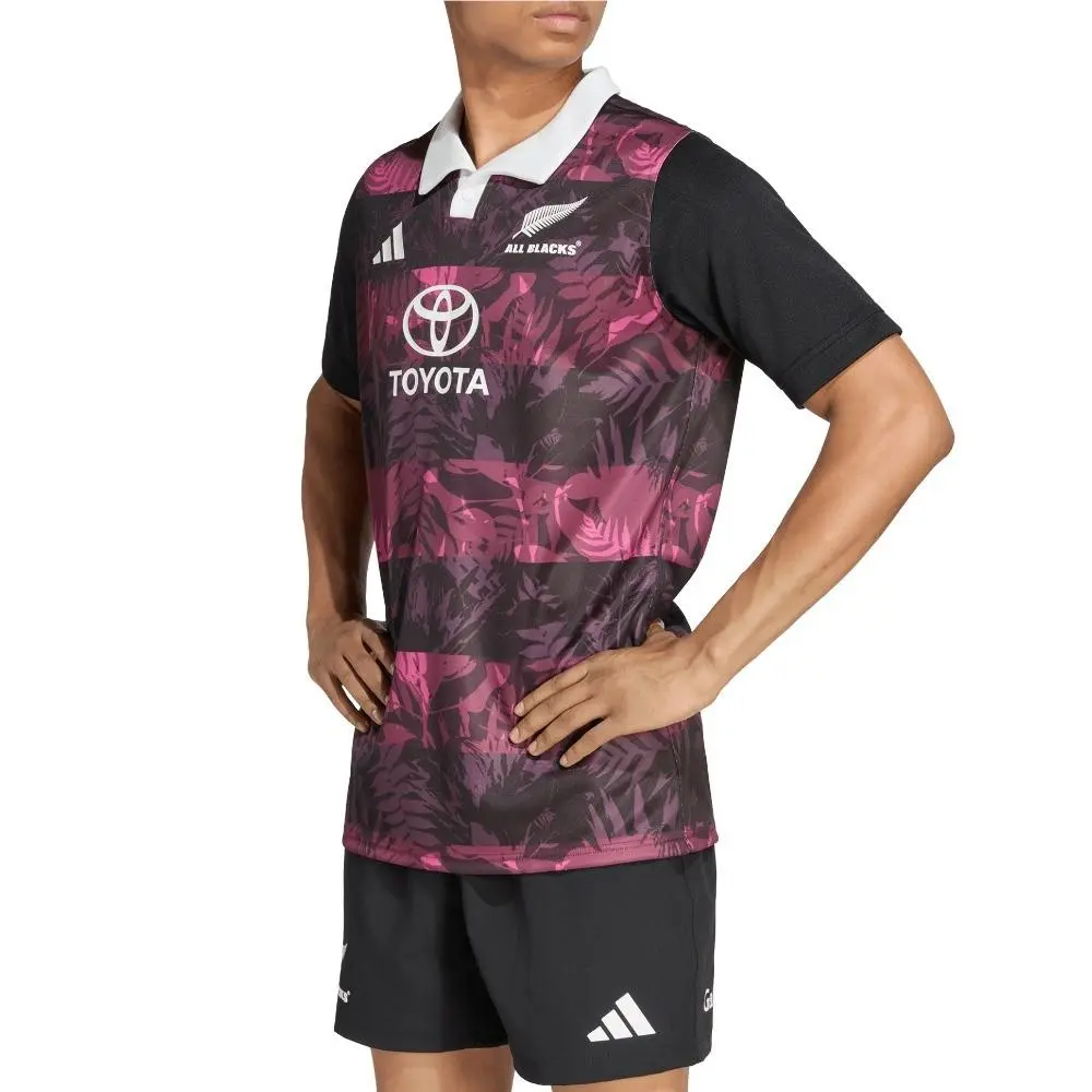 Adidas clothing - adidas All Blacks Training Jersey For South Africa Tour - SB1158-KX2879 - Red (UPC: 198332959315) 1
