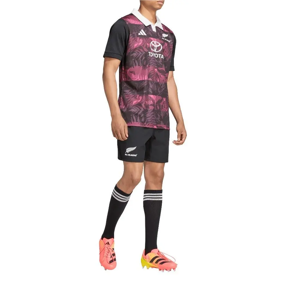 Adidas clothing - adidas All Blacks Training Jersey For South Africa Tour - SB1158-KX2879 - Red (UPC: 198332959315) 3