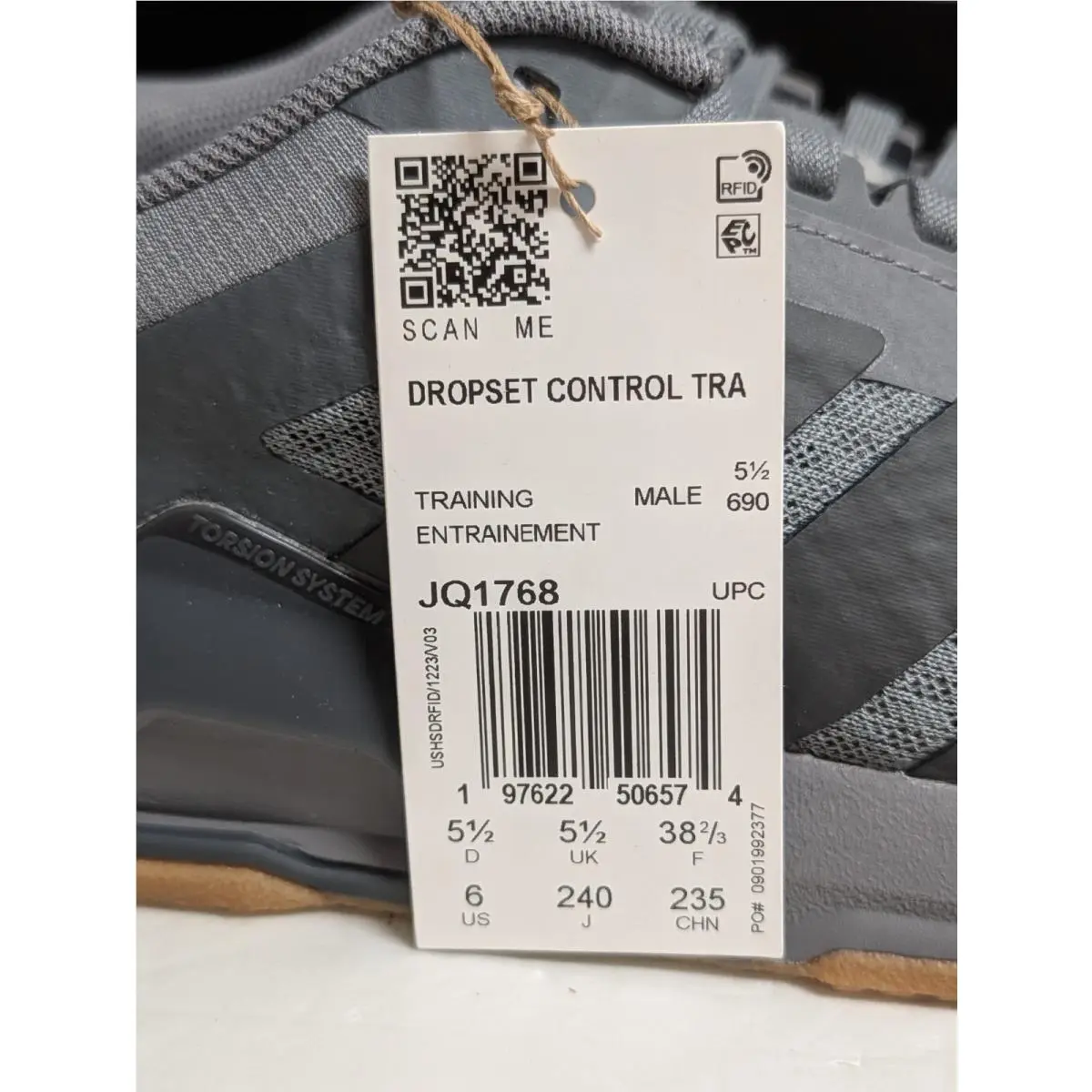Adidas shoes - adidas Dropset Control Training - Dropset Control Training - JQ1768 - Gray 3