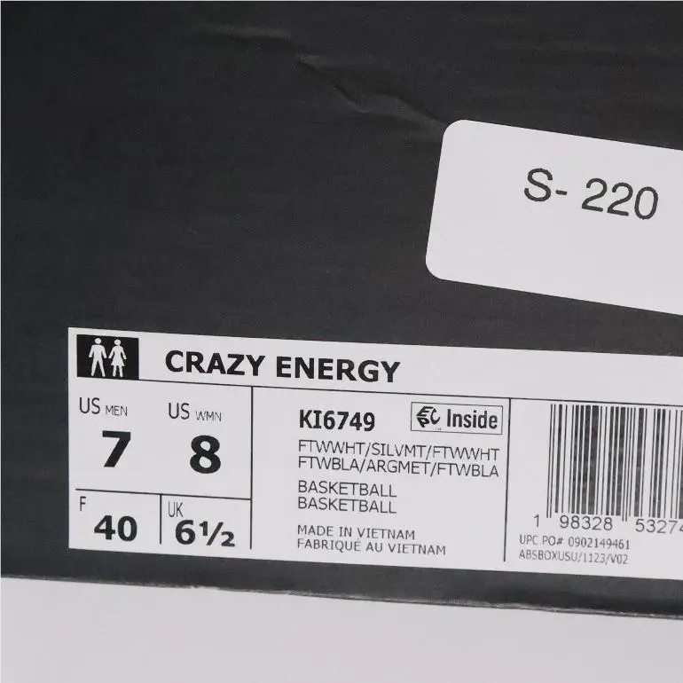 Adidas shoes - Crazy Energy - Crazy Energy - White 6