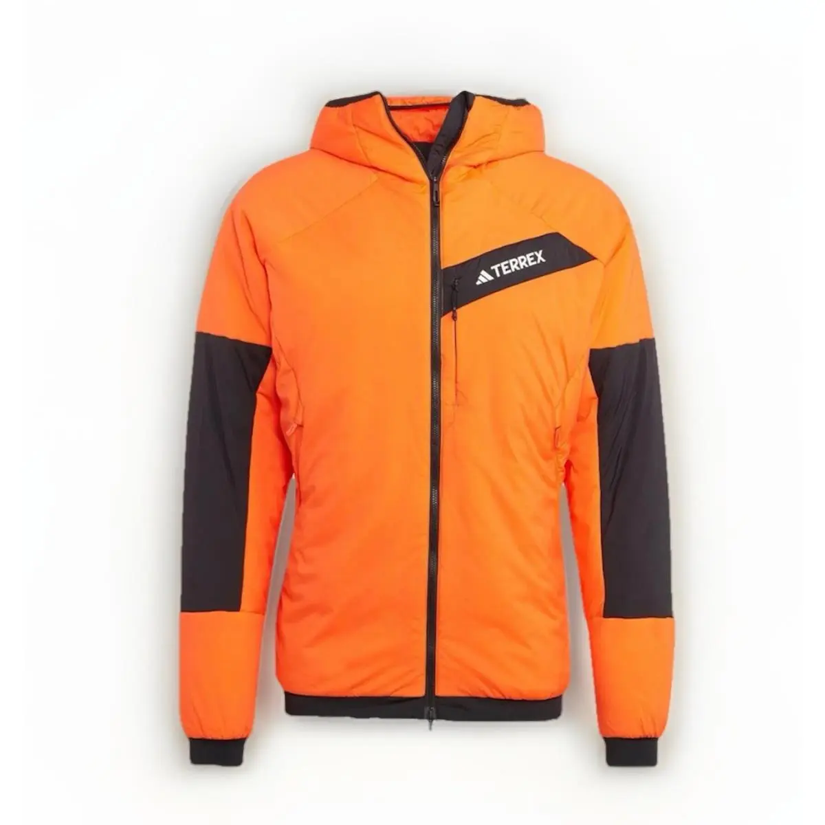 Adidas Terrex Jacket Prima Hooded Hiking Senderismo Orange IN9418 Women Sz S