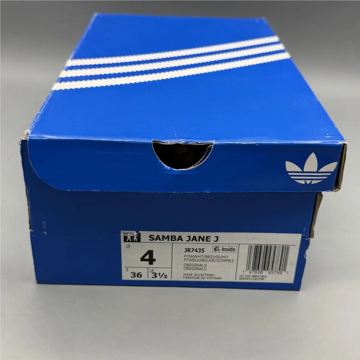 Adidas shoes - adidas Samba Jane - Samba Jane - JR7435 - White (UPC: 0197626957891) 13