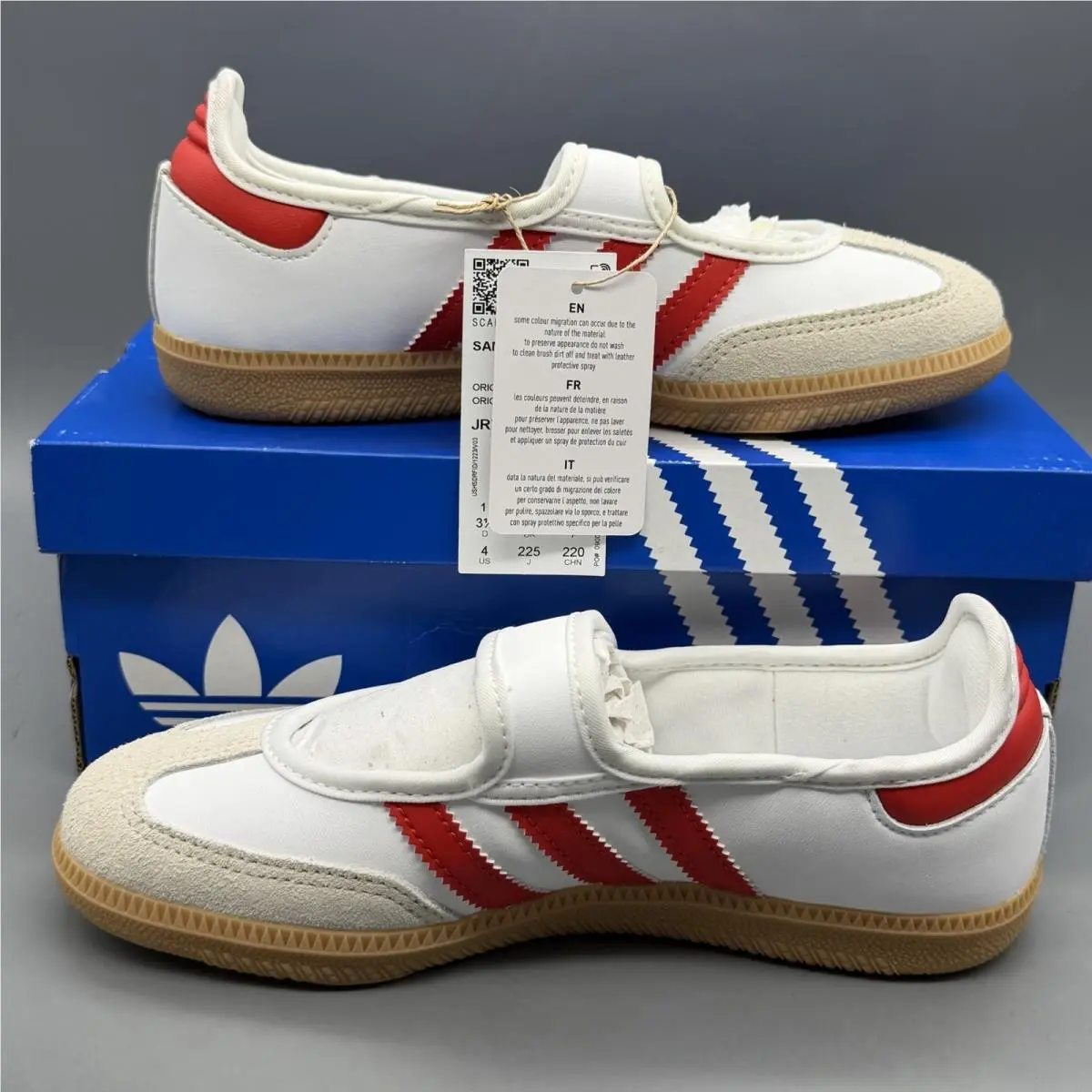 Adidas shoes - adidas Samba Jane - Samba Jane - JR7435 - White (UPC: 0197626957891) 1