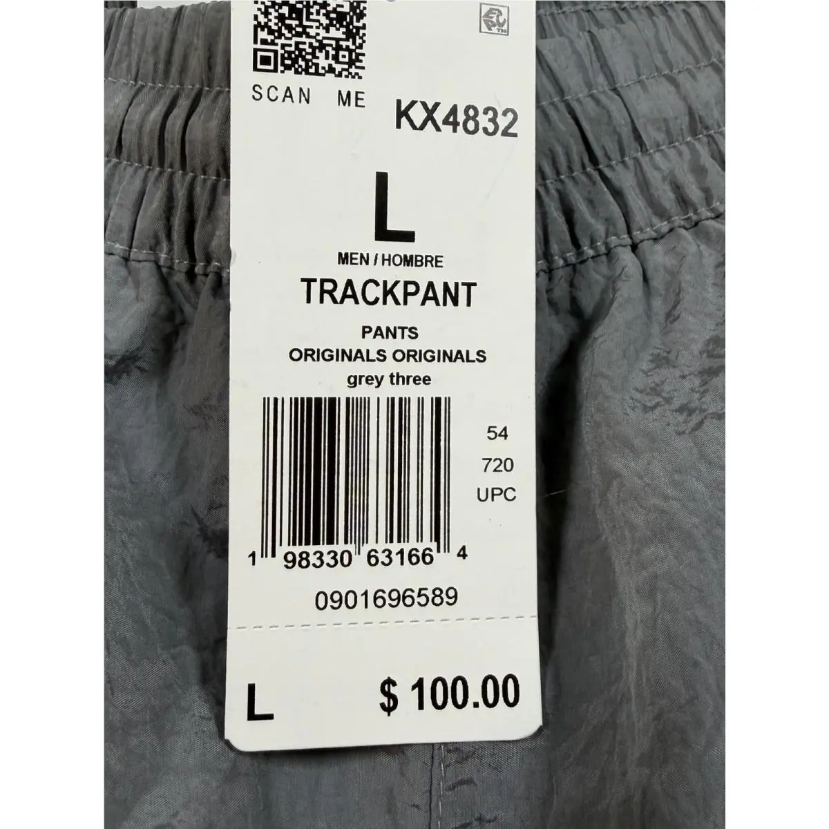 Adidas clothing - Adidas Originals Adilenium Season 5 Track Pants - KX4832 - Gray 3