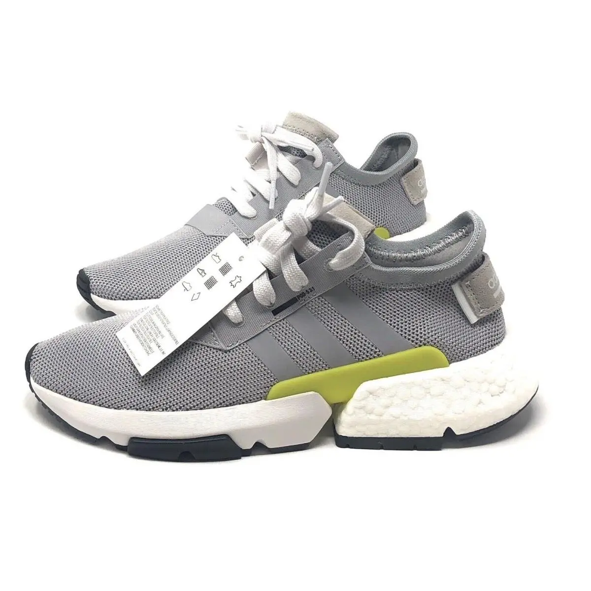 Adidas shoes - adidas Pod-S3.1 - Gray, Manufacturer: Grey Two / Grey Two / Shock Yellow 4