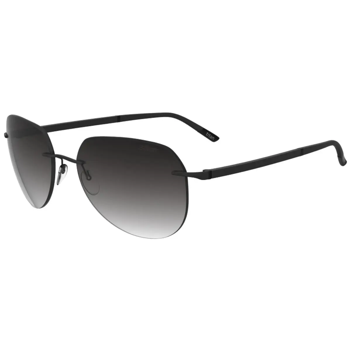 Silhouette Sun C-2 Titanium Aviator Sunglasses w Gradient 87097590400000 Austria