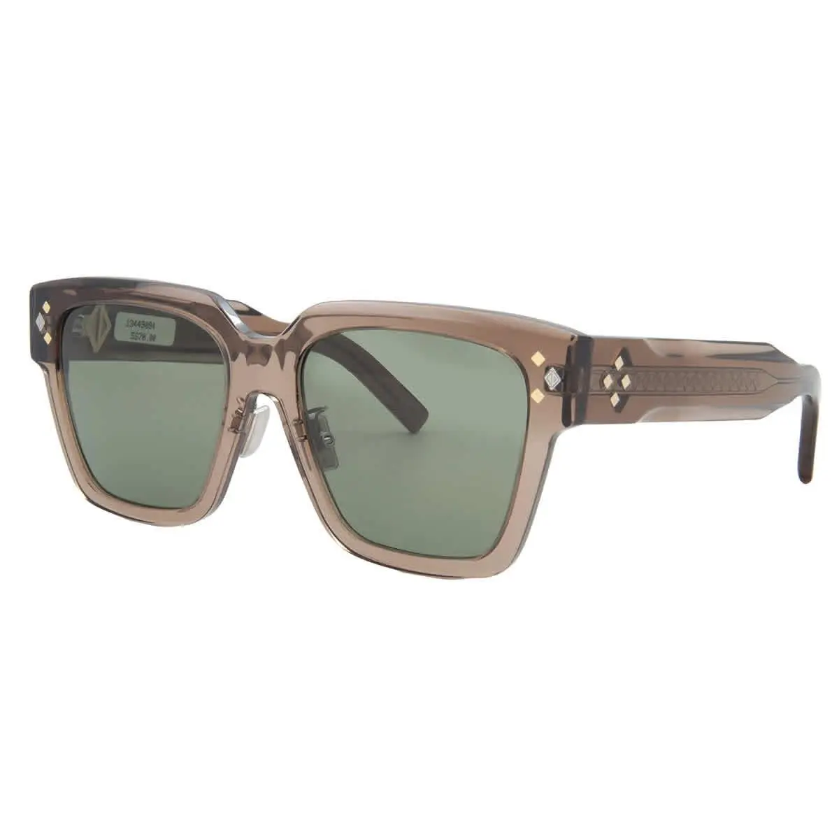 Dior CD Diamond S3F Brown Square Men`s Sunglasses DM40084F 45E 55 DM40084F 45E