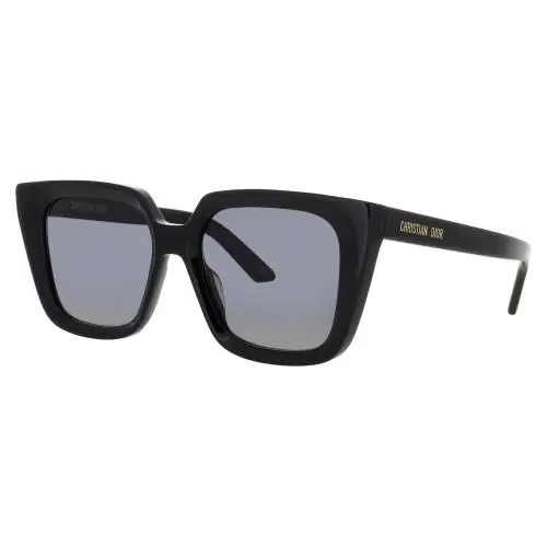 Dior Cd40092i 01B Sunglasses Shiny Black Frame Gradient Smoke Lenses 53 mm
