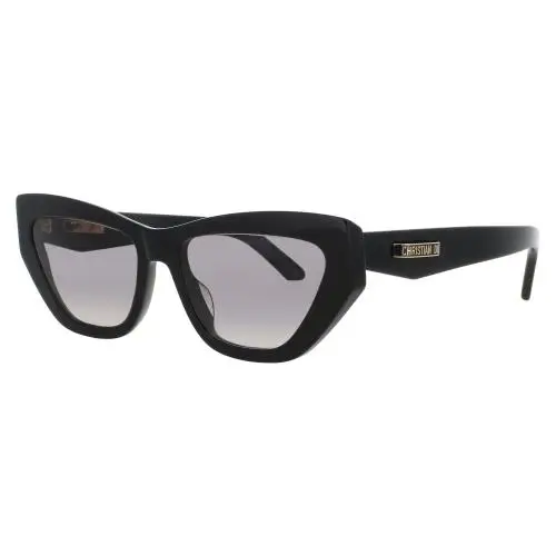 Dior Cd40229i 01B Sunglasses Shiny Black Frame Gradient Smoke Lenses 56 mm