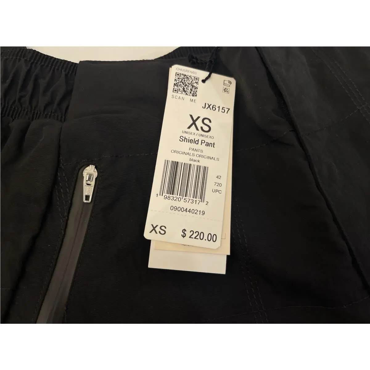 Adidas clothing - Adidas Airdrome Shield Pants - Airdrome Shield Pants - JX6157 - Black White 2