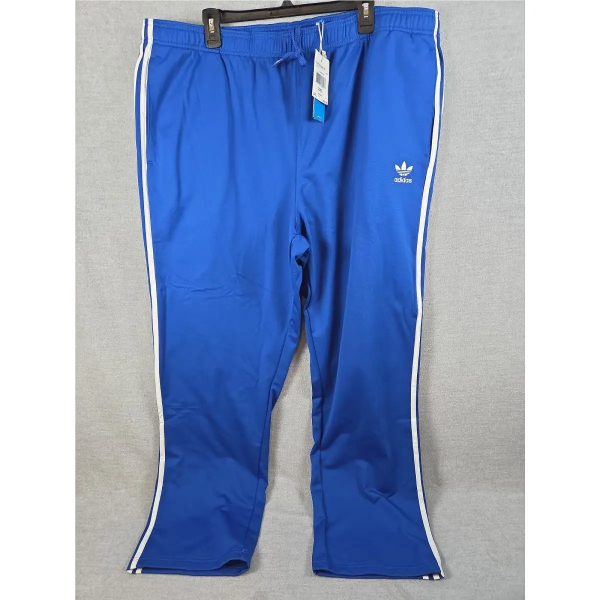 Adidas Originals Superstar Track Pants Mens 2XL Royal Blue Trefoil Logo