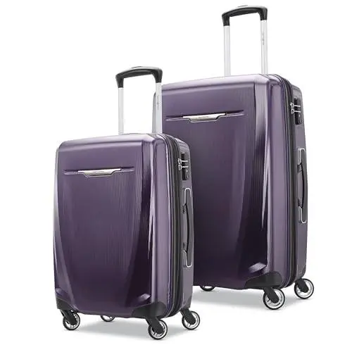 Samsonite Winfield 3 Dlx Hardside Expandable Luggage with - 120753-1705-PLUM