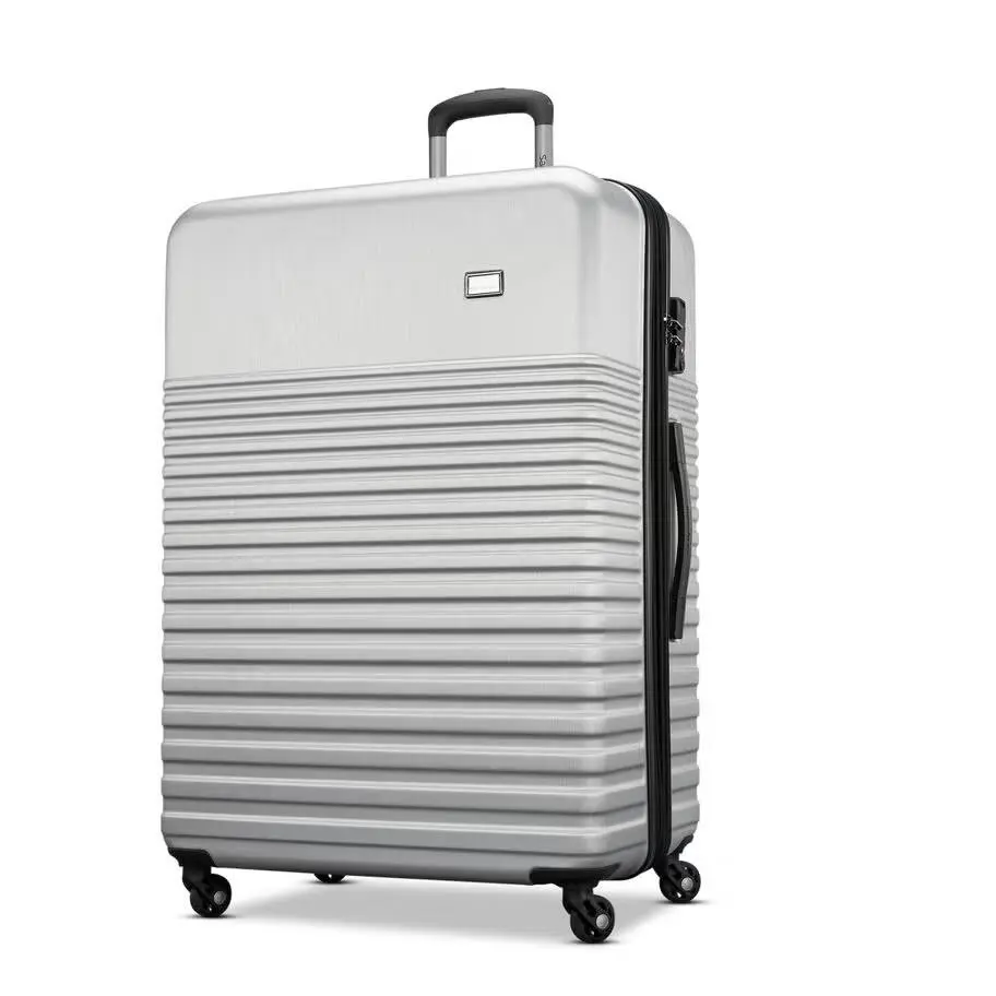 Large 28 Silver Spinner Luggage Suitcase 10-Year Warranty by Samsonite