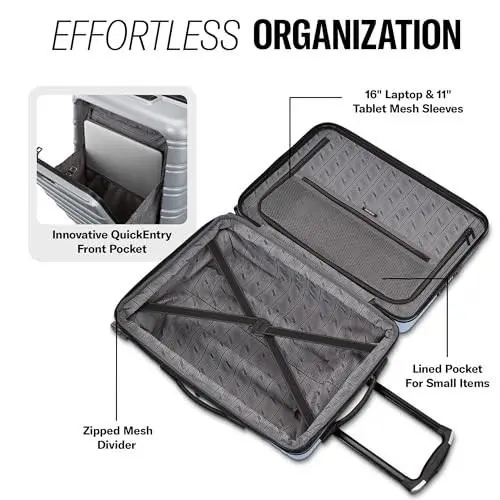 Midnight Black -  Omni 2 Pro Hardside Expandable Luggage with Spinner by Samsonite