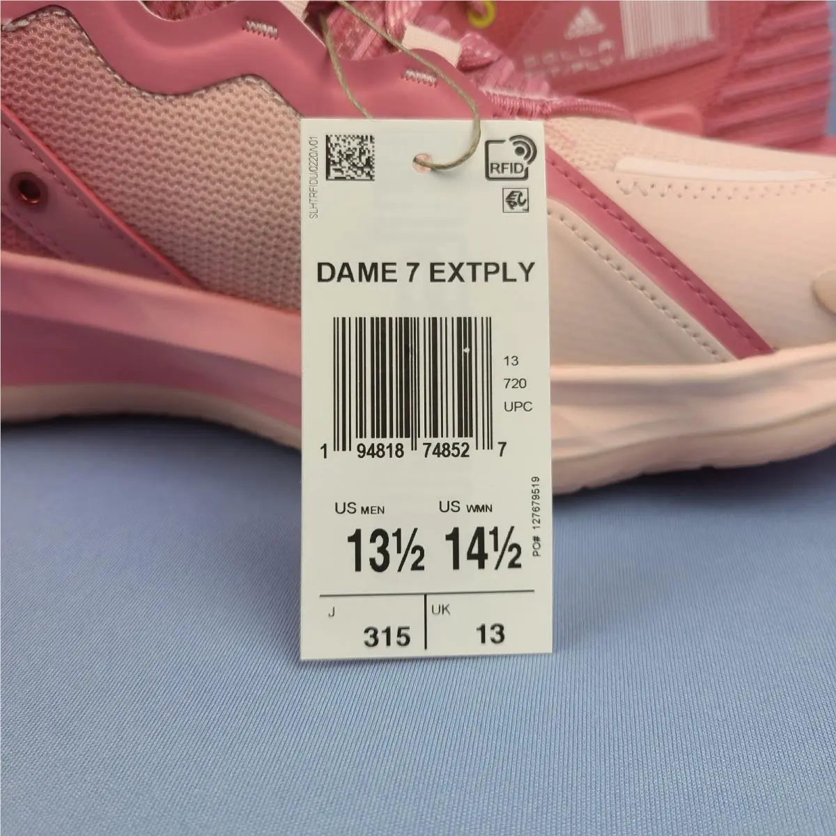 Adidas shoes - adidas Dame 7 Extply - Dame Extply - H68605 - Pink 12