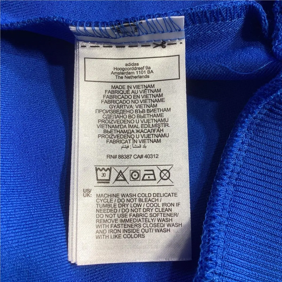 Adidas clothing - Blue 6