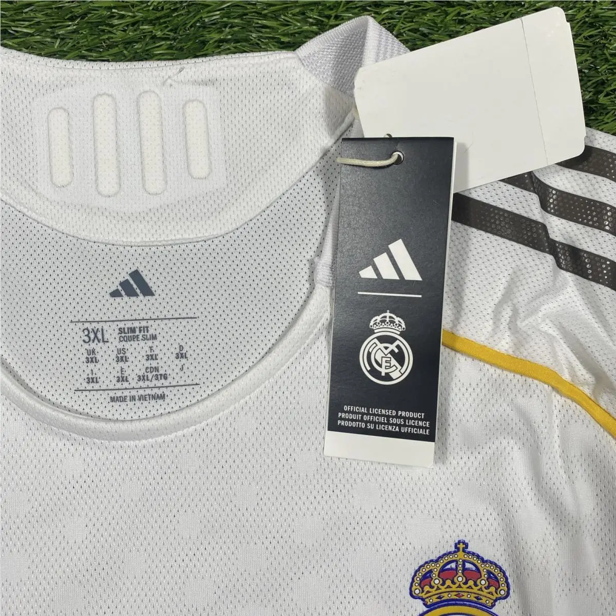 Adidas clothing - adidas Real Madrid 2526 Home Authentic Jersey - SB1158-JV5918 - White 6