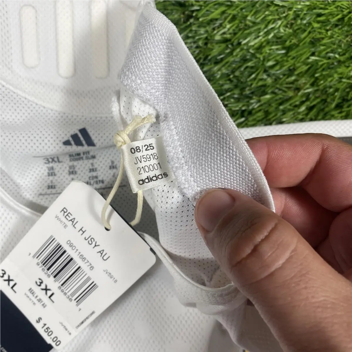 Adidas clothing - adidas Real Madrid 2526 Home Authentic Jersey - SB1158-JV5918 - White 7