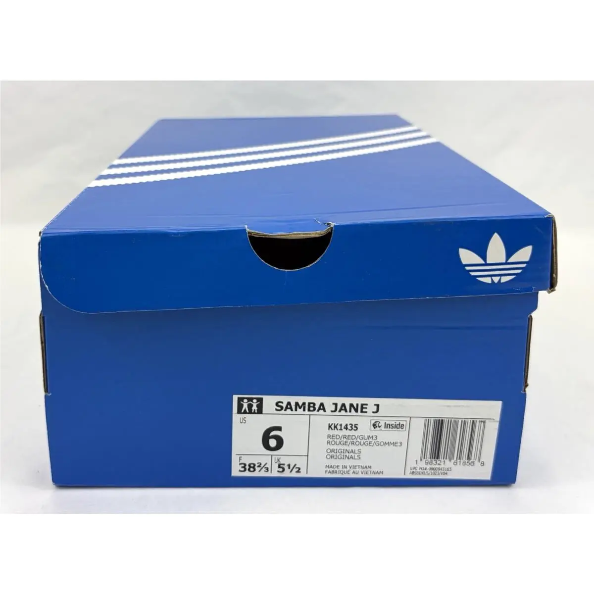 Adidas shoes - adidas Sambe Jane J - Sambe Jane - KK1435 - Red/Gum (UPC: 198321618568) 11