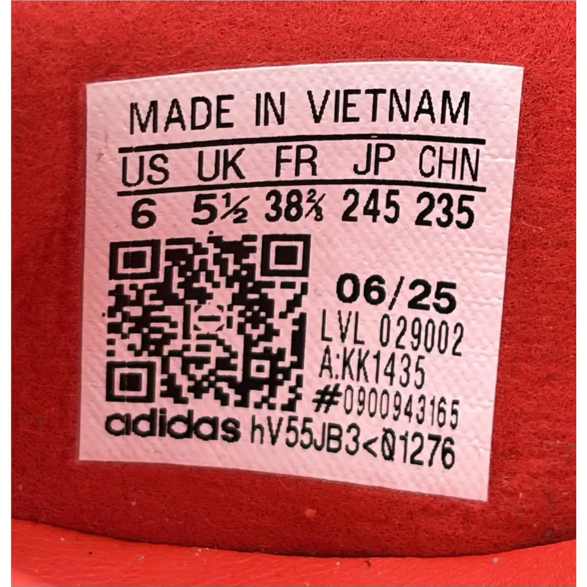Adidas shoes - adidas Sambe Jane J - Sambe Jane - KK1435 - Red/Gum (UPC: 198321618568) 7