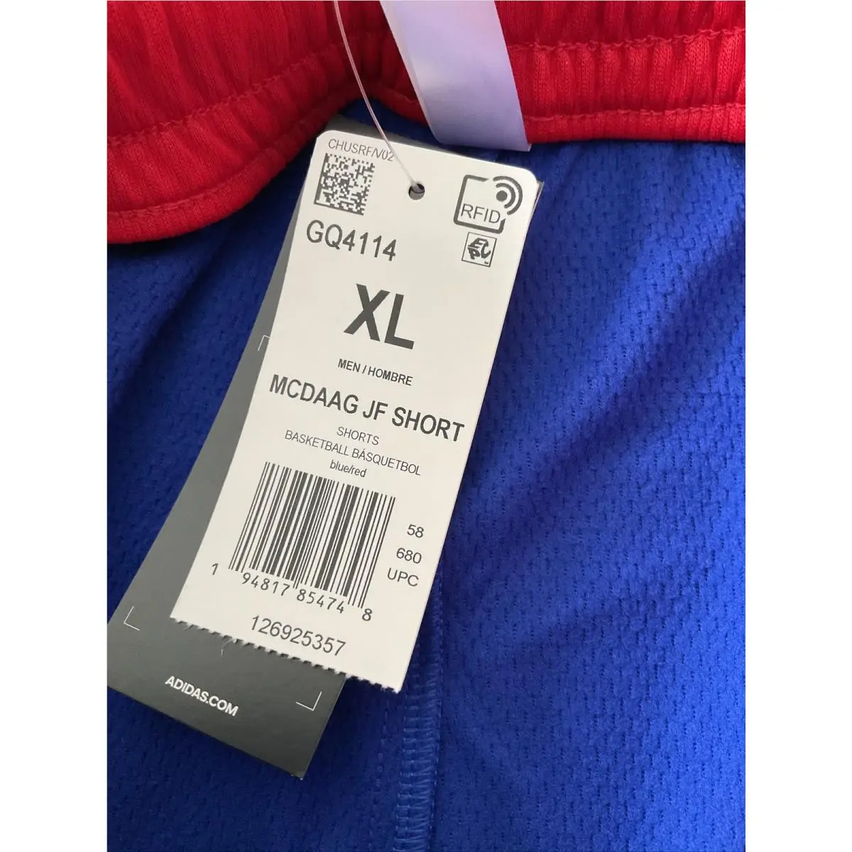 Adidas clothing - Blue (UPC: 0194817854748) 6