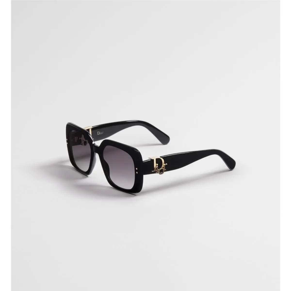 Dior Oblique S1I Shiny Black Square Sunglasses – – Made in Italy –