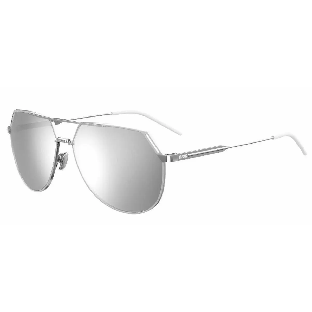 Riding 085L/DC Sunglasses Palladium White / Super Silver Mirror by Dior