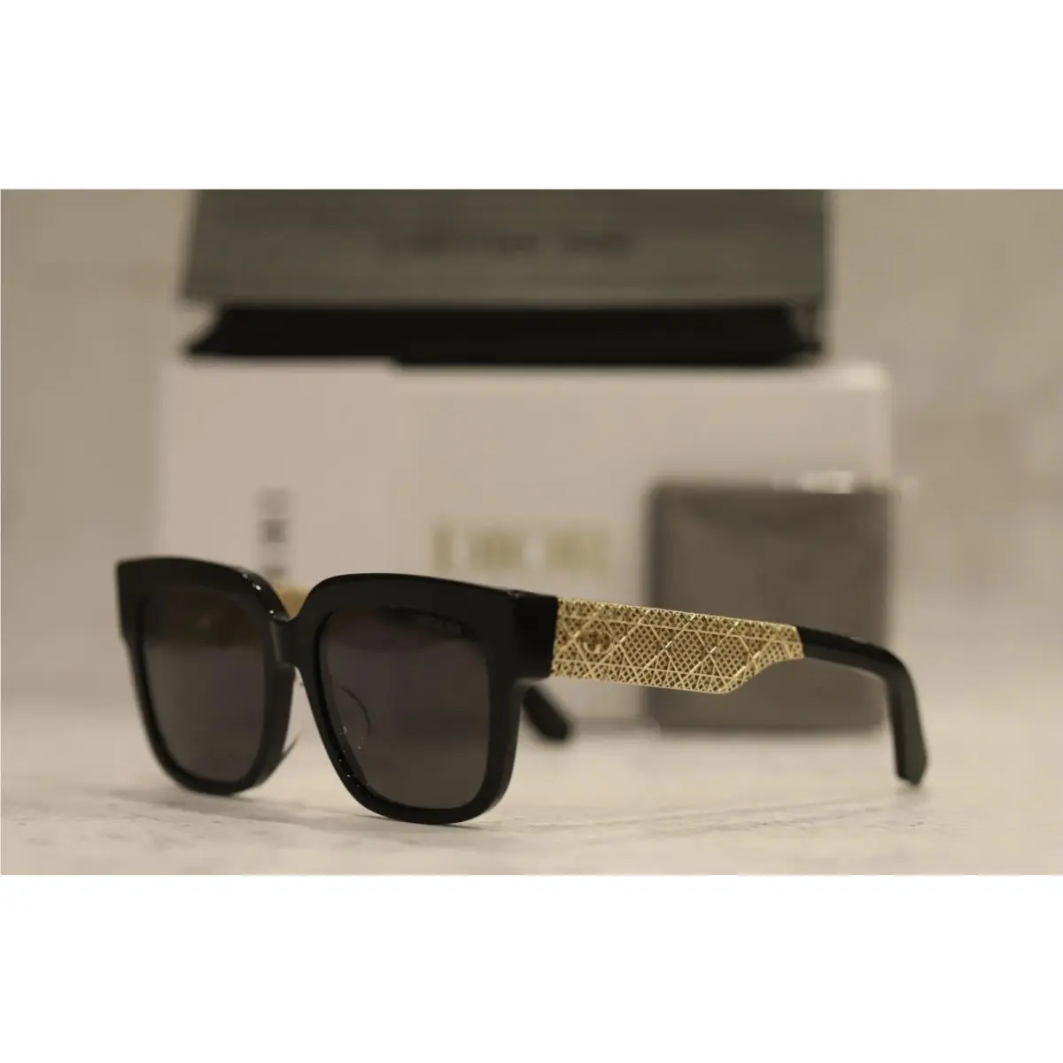Dior Women`s Black Square Diorésille Sunglasses