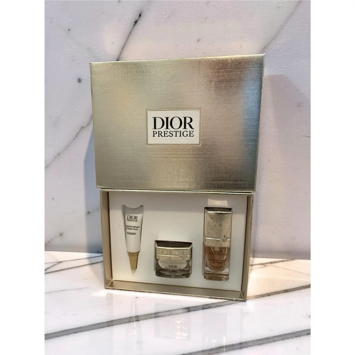 Dior Mini Prestige Skin Set Eye Serum Activatedserum La Creme Face
