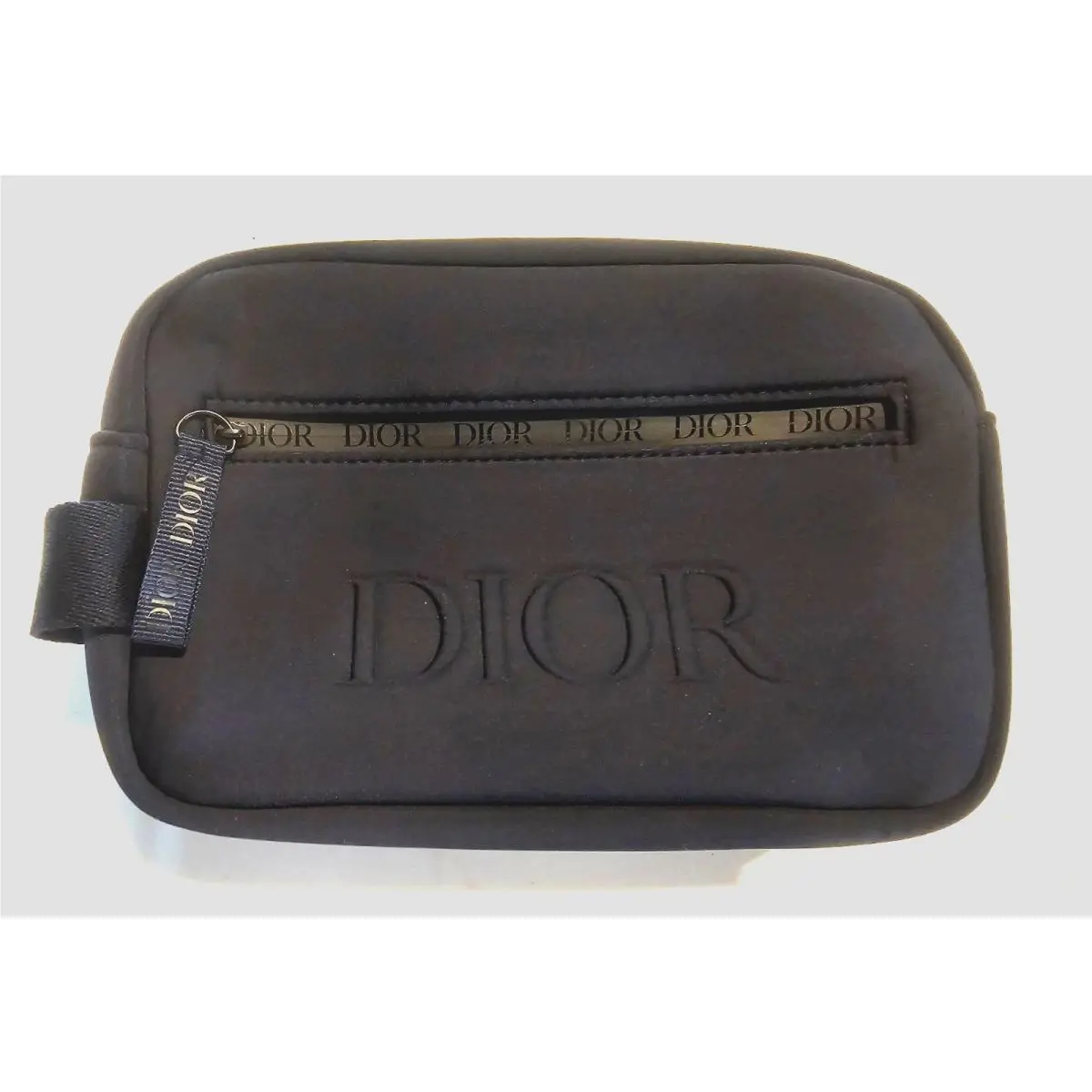 Dior Unisex Pouch Toiletry Travel Dopp Bag Pouch Navy Blue Limited Edition