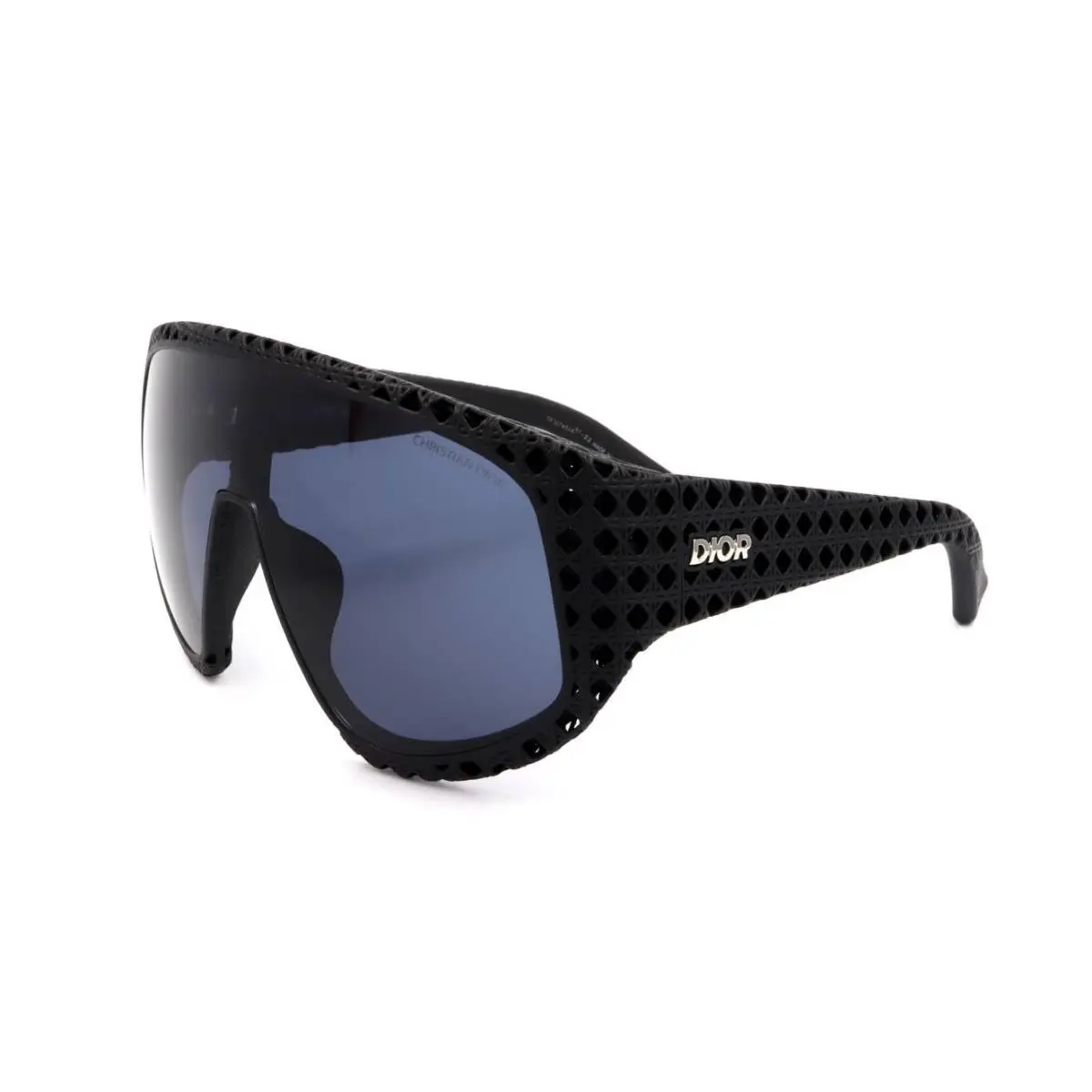 Christian Dior Dior3D Sunglasses DM40126U 02V Matte Black Shield Gray Lens