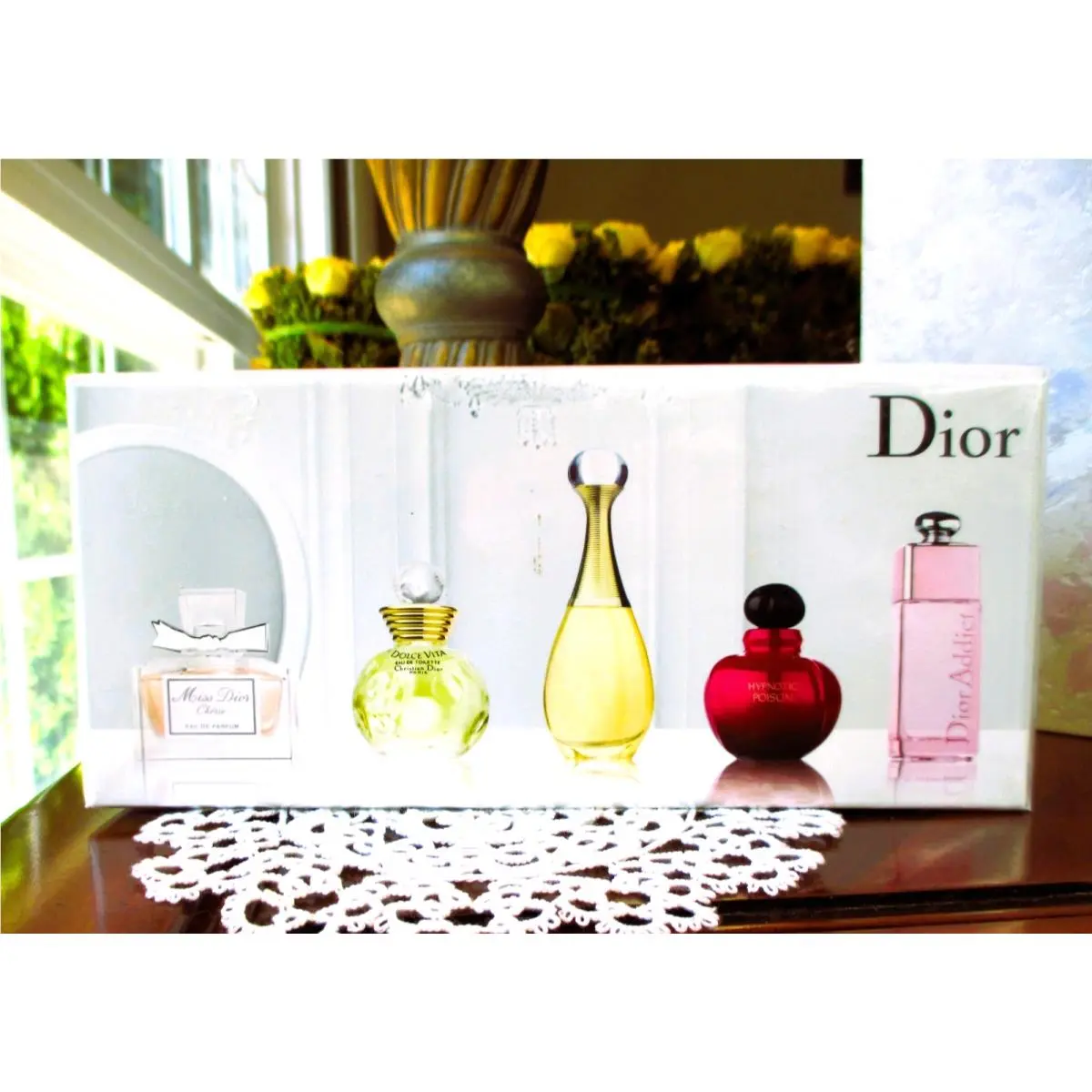 Dior Les Parfums Miniatures Collection Edp Edt 0.85oz-25ml 5mlx5 Perfume