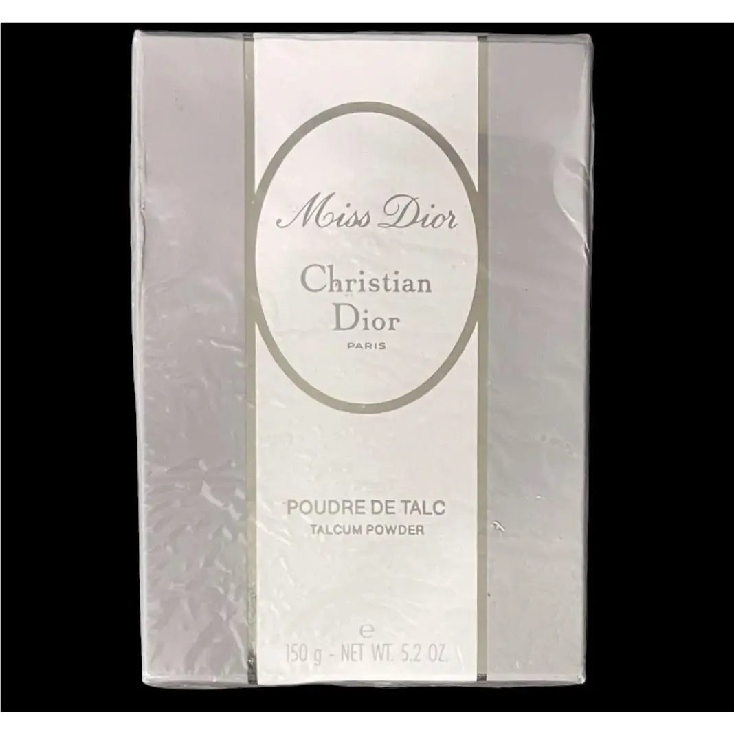 Christian Dior Miss Dior 150g Talcum Powder Vintage Box